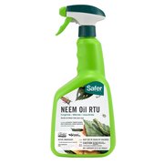 Safer Brand Neem Oil Organic Liquid Insect Killer 32 oz 5180-6